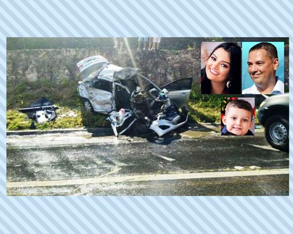 Vereador da Serra, Cabo Porto e família morrem em acidente na BR 101 em Jaguaré