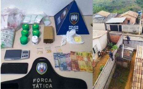 Suspeito de tráfico de drogas é detido pela PM no bairro São Miguel em Colatina