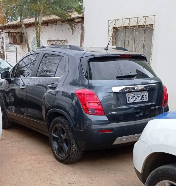 Policia Militar localiza veículo roubado e que teve a placa clonada - Foto: PMES/Divulgação