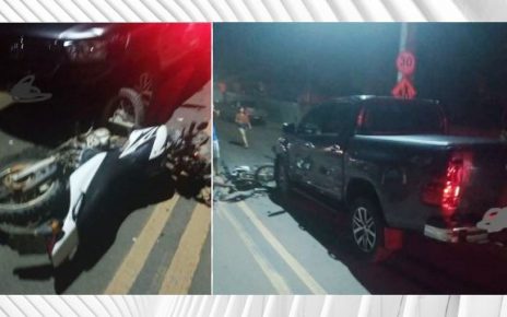 Sob efeito de álcool, motociclista causa acidente em Governador Lindenberg - Foto: PMES/Divulgação
