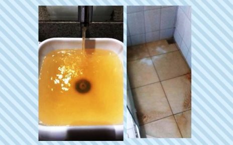 Moradores reclamam da cor de água do Sanear em Colatina - Foto: Reprodução