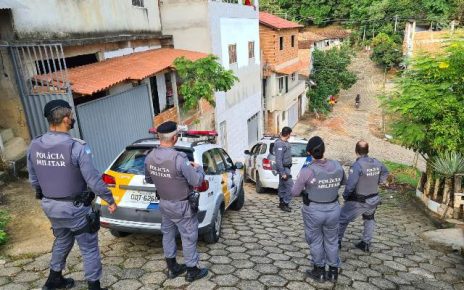 Integrantes de grupo criminoso são detidos em São Gabriel da Palha - Foto: PMES/Divulgação
