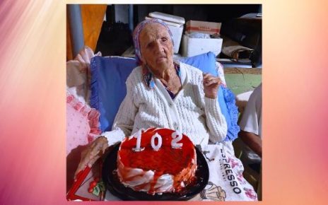 Maria Tononi Magevski 103 anos - Foto: Arquivo família