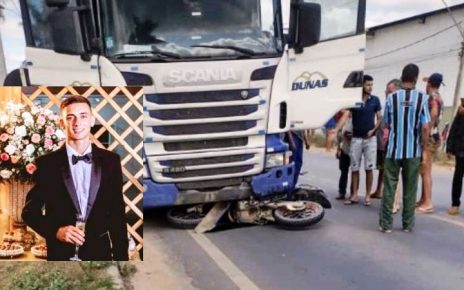 Acidente entre moto e carreta deixa uma pessoa morta em Nova Venécia - Foto: Reprodução