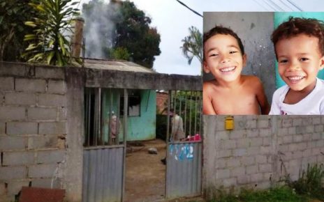 Crianças são encontradas carbonizadas após incêndio em casa na Serra - Foto: Reprodução