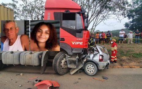 Pai e filha morrem em grave acidente na BR 101, em Aracruz - Foto: Reprodução