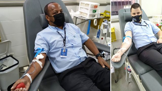 Funcionários da Viação Joana Darc realizam doação de sangue em Colatina