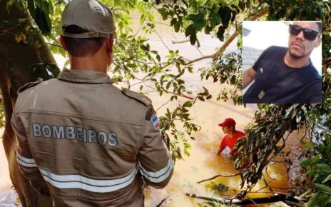 Homem morre após carro cair no Rio Itabapoana, em Apiacá - Foto: NOTAER/Divulgação