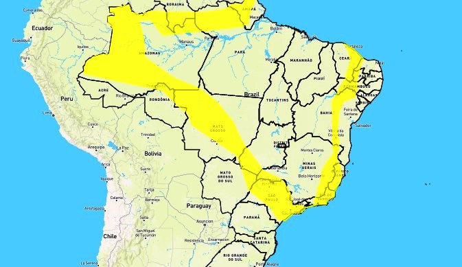 Instituto emite alerta de chuva forte para 75 cidades do ES, nesse começo de ano - Foto: Inmet