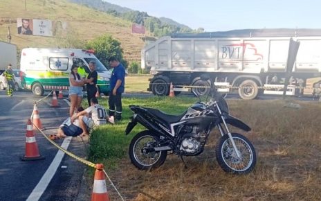 Motociclista morre em acidente entre as BRs 101 e 259 em João Neiva - Foto: Leitor