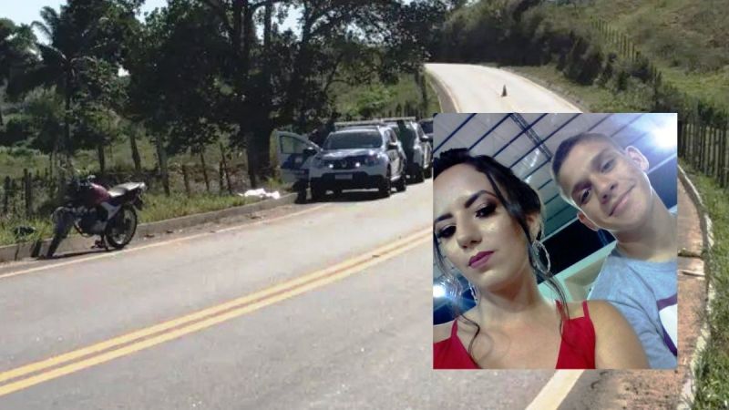 Casal de jovens morre em acidente de moto entre Nova Venécia e Boa Esperança - Foto: Rede Social