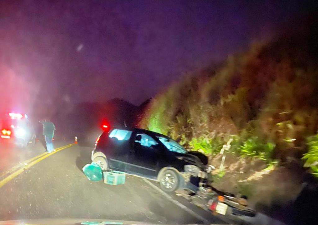 Acidente entre moto e carro mata motociclista em Águia Branca - Foto: Rede Social