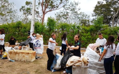 Alunos do Ifes de Colatina recolhem 14,5 toneladas de lixo reciclável em campanha de utilidade pública - Foto: IFES