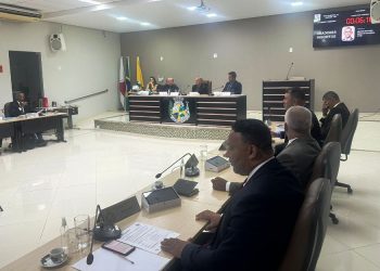 Aimorés (MG): vereadores utilizam sistema eletrônico durante sessão plenária