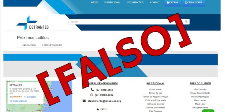 Cidadão de Colatina cai em golpe ao tentar regularizar veículo em site falso