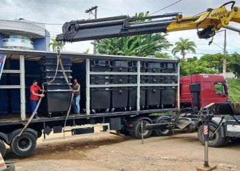Mais contentores para a coleta de lixo em todo o município de Colatina - Foto: Sanear/Divulgação