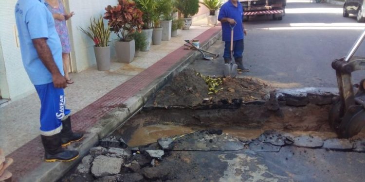 Equipes da SANEAR intensificam serviços em Colatina para aprimorar atendimento à população - Foto: Sanear