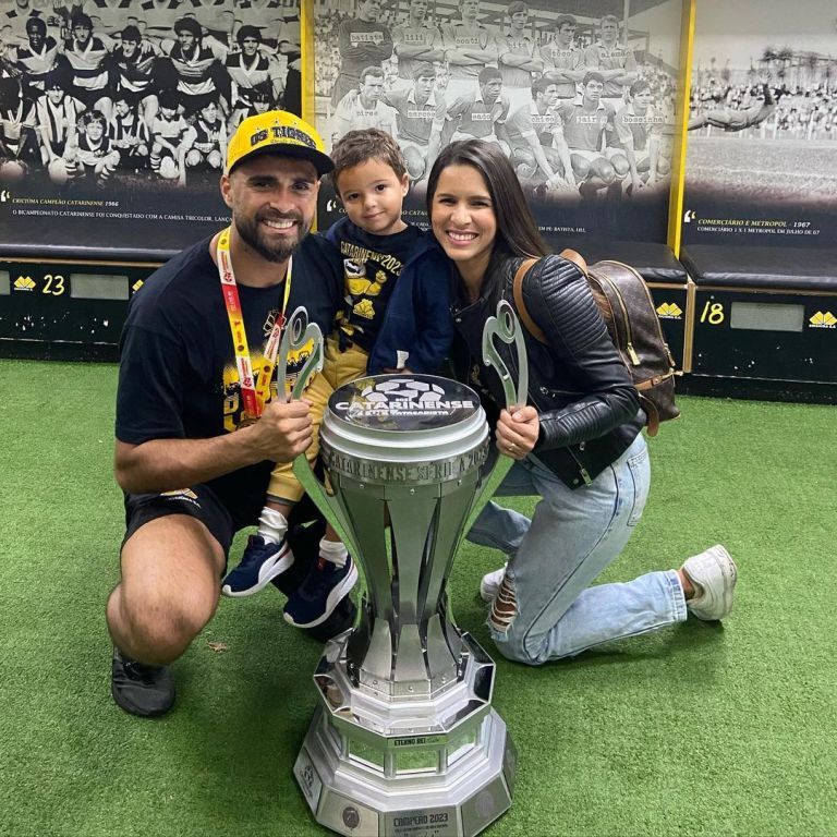 Gustavo: o guardião de Colatina nas redes do Criciúma - Foto: Rede Social