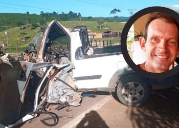 Governador Lindenberg: agricultor morre após bater carro em árvore - Foto: Rede Social