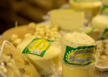 Produtos da Queijaria Del Caro, na rota de João Neiva (ES) — Foto: Divulgação