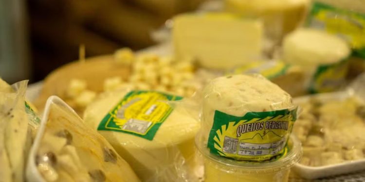 Produtos da Queijaria Del Caro, na rota de João Neiva (ES) — Foto: Divulgação