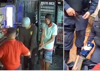 Assalto a posto de combustíveis em Colatina termina com rápida Intervenção policial - Foto: Reprodução