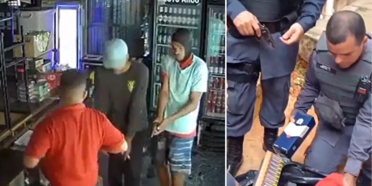 Assalto a posto de combustíveis em Colatina termina com rápida Intervenção policial - Foto: Reprodução