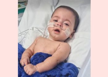 Eloá, dos sêxtuplos é internada em hospital de Colatina após bronquiolite - Foto: Rede Social