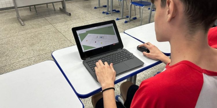 Estudantes de Escola do Futuro em São Gabriel da Palha desenvolvem mapa de risco da escola - Foto: SEDU