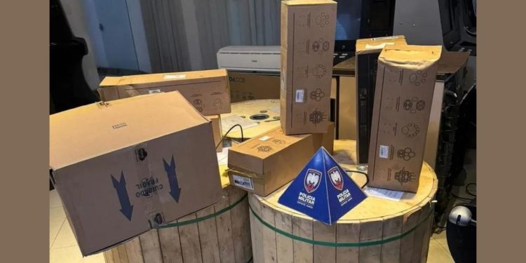 PM recupera produtos de furto em Colatina avaliado em 20 mil reais - Foto: PMES/Divulgação