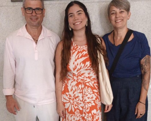 Claudio Nascimento, Manuela Andrade do Nascimento e Monica Andrade do Nascimento - Foto: Reprodução