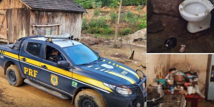 Operação conjunta resgata 11 trabalhadores em condições degradantes em Rio Bananal - Foto: PRFES