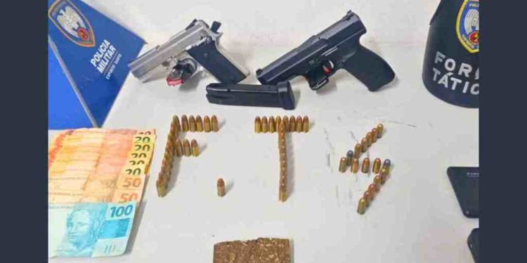 Durante patrulhamento, PM Enfrenta suspeitos armados em bairro de Colatina - Foto: PMES/Divulgação