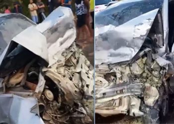 São Domingos do Norte: acidente na ES-080 deixa um morto e seis feridos - Foto: Rede Social