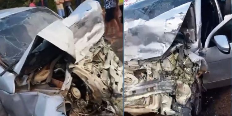 São Domingos do Norte: acidente na ES-080 deixa um morto e seis feridos - Foto: Rede Social