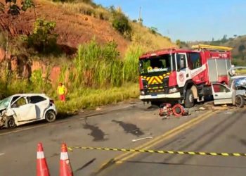 Acidente deixa 3 mortos e 3 feridos na BR-259, em Colatina - Foto: Reprodução