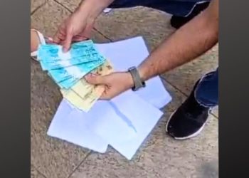 Adolescente apreendido com R$ 1.500 em notas falsas em Nova Venécia - Foto: PCES/Divulgação