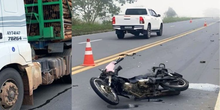 Dois motociclistas morrem em acidente na BR-101 em São Mateus - Foto: Raphael Verly