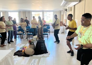 Jovens de Colatina participam do 1º Alverne na Paróquia Santa Clara de Assis - Foto: Frei Augusto Luiz Gabriel