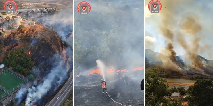 Vídeo| Colatina: aumento de incêndios em vegetação preocupa Corpo de Bombeiros
