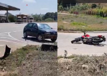 Grave acidente na ES-080 deixa motociclista em estado crítico - Foto: Rede Social