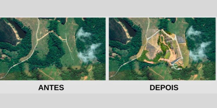 Condomínio de luxo no ES destrói 47.800m² da Mata Atlântica e é multado em R$212 mil - Foto: Idaf