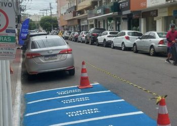 Trânsito: Colatina cria vagas rápidas para motos no centro - Foto: Augusto Zulske