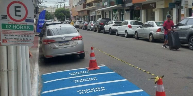 Trânsito: Colatina cria vagas rápidas para motos no centro - Foto: Augusto Zulske