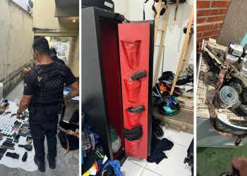 CAC no Rio abastecia facção criminosa no ES com milhares de munições - Fotos: PFES