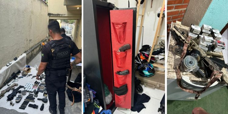 CAC no Rio abastecia facção criminosa no ES com milhares de munições - Fotos: PFES