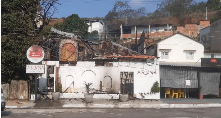 Restaurante Aruna emite comunicado oficial após incêndio em Colatina - Foto: Rede Social
