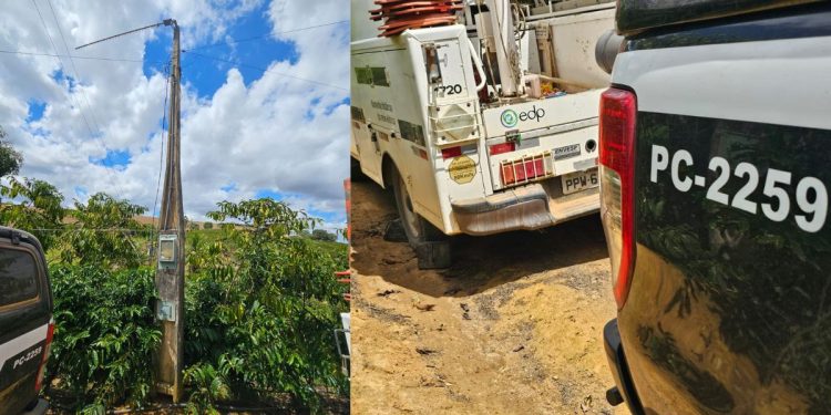 Fazendeiro é preso em flagrante por desviar energia em Linhares - Foto: EDP