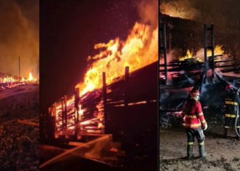 Vídeo | Trem da Vale pega fogo e viagens entre ES e MG são suspensas - Foto: Reprodução