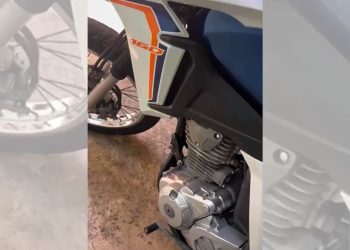 PM de Colatina apreende motocicleta com sinais de adulteração - Foto: PMES
